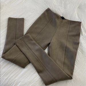 Suede Pants